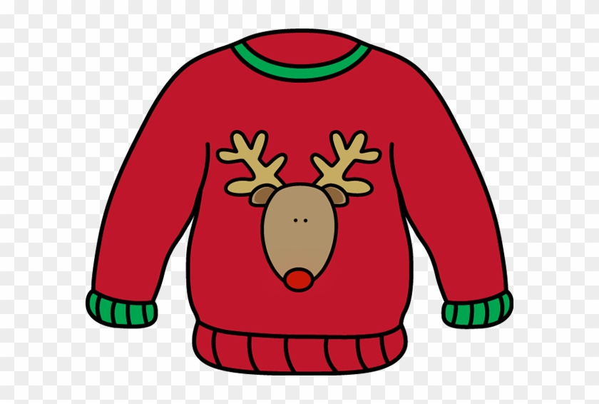 Reindeer Sweater Clip Art - Holiday Sweater Clip Art #663454