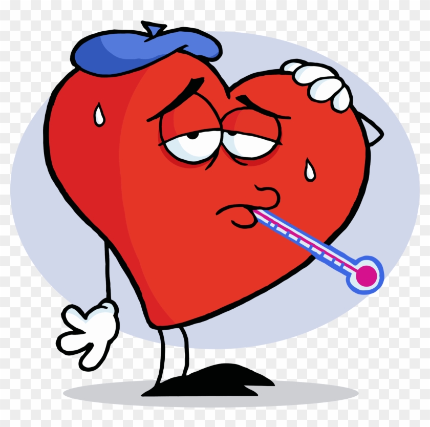 Cartoon Picture Of A Heart - Sick Heart Cartoon #663459