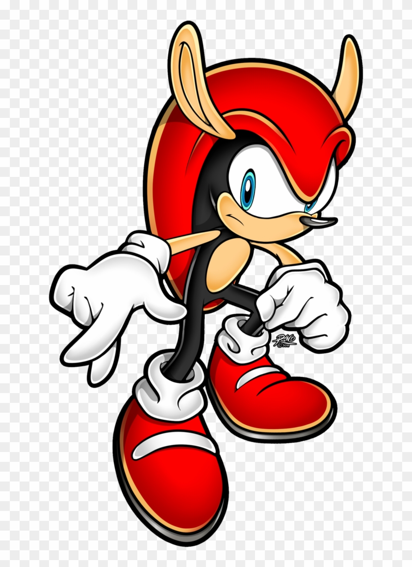 Cartoon Drawings - Mighty The Armadillo In Sonic X #663469