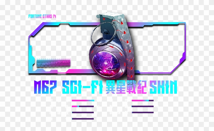 集滿［fortune Stars］中兩顆星，可直接獲得［m67 Sci-fi 異星戰紀skin］。 - Graphic Design #663546