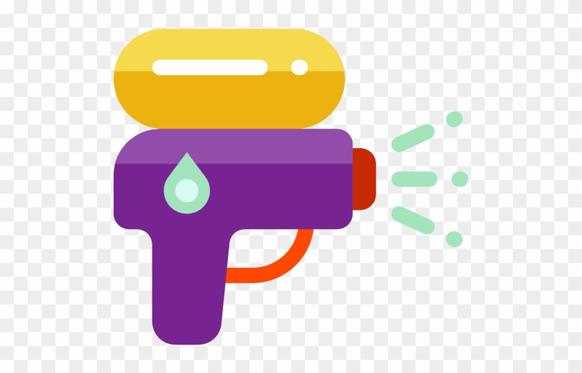 Water Gun Free Icon - Water Gun Vector Png #663595