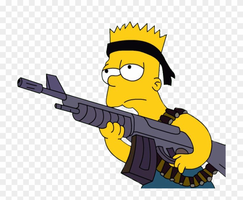 Bart Simpson Homer Simpson Milhouse Van Houten Ned - Imagenes Sin Fondo De Los Simpson #663619