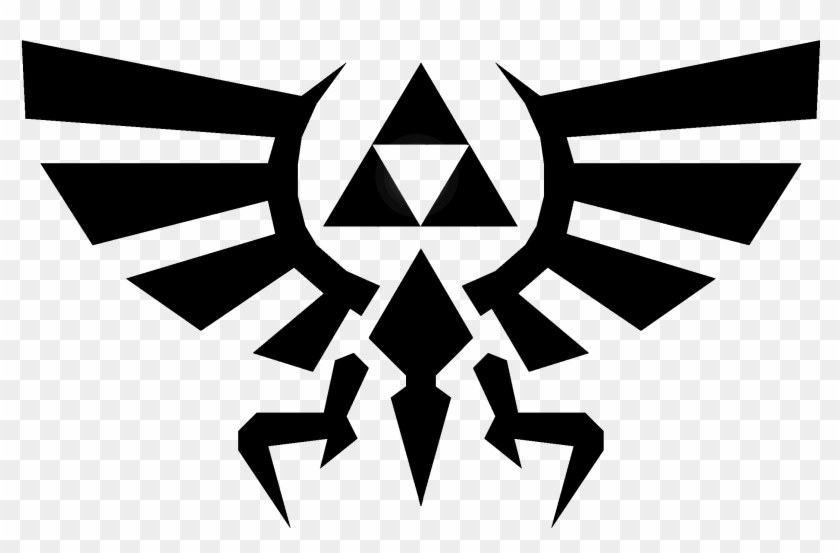 The Eagle And Trifoce Symbol From The Legend Of Zelda - Legend Of Zelda Symbol #663626