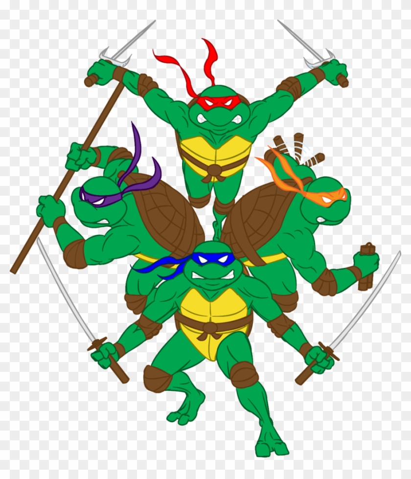 Pretty Teenage Mutant Ninja Turtle Clip Art Medium - Cartoon #663633