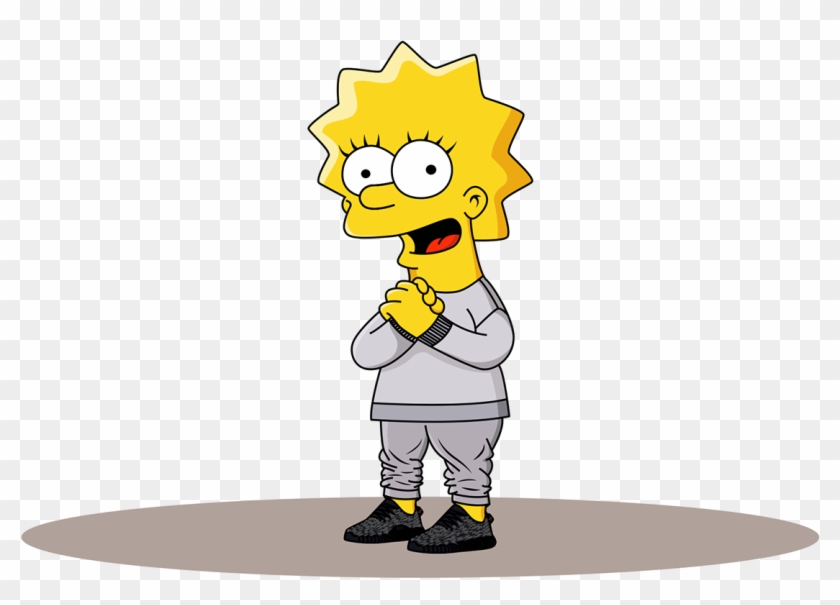 Bart Simpson Milhouse Van Houten Adidas Yeezy Shoe - Simpsons Yeezy #663655