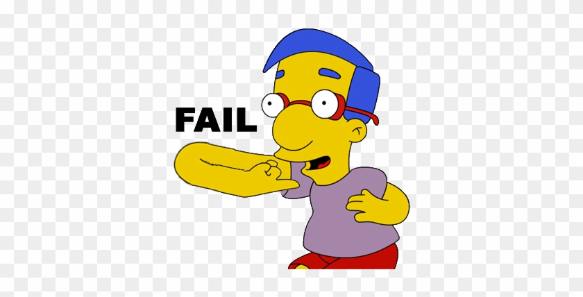 Fail Milhouse Van Houten Ralph Wiggum Yellow Clip Art - Milhouse Is Not A Meme #663680