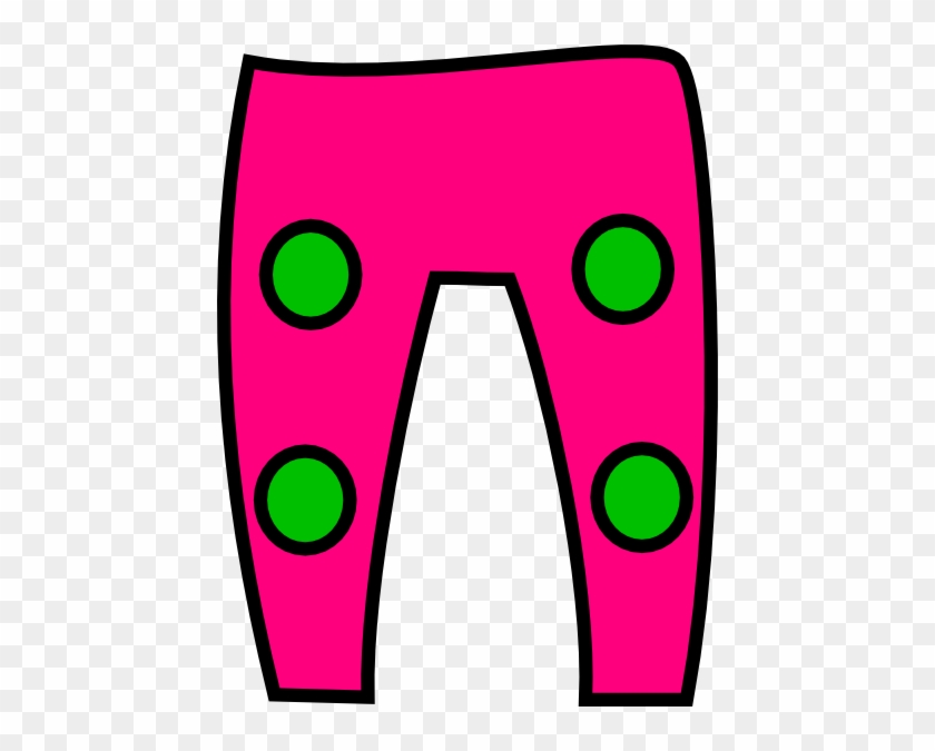 Green Pink Trousers Clip Art - Green Pink Trousers Clip Art #663682