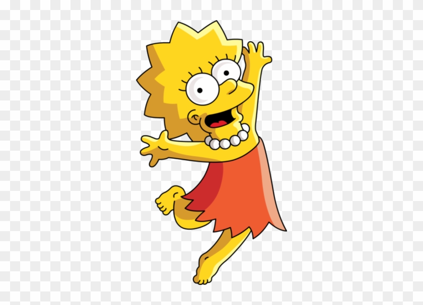 Siempre Va Con Su Mejor Amigo Milhouse Van Houten - Lisa Simpson Png #663716