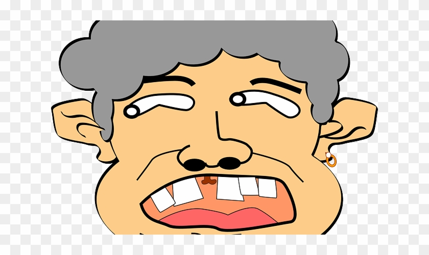 What To Do If You Have A Broken Tooth - Crazy Man Cartoon Png #663725