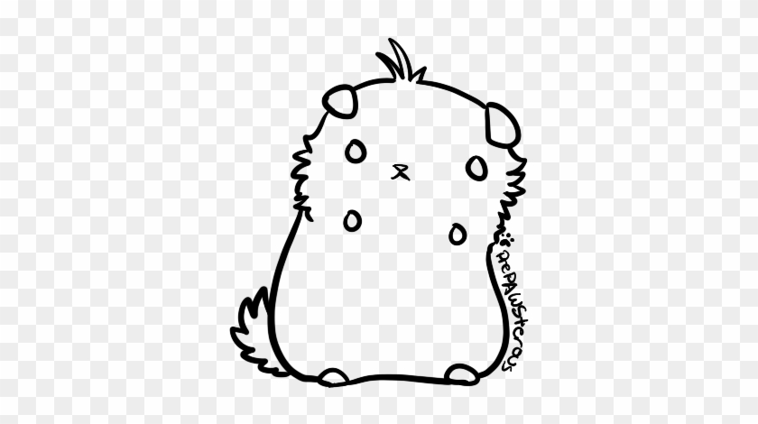 Free Hamster Line Art By Prepawsterous On Deviantart - Cute Hamster Line Art #663743
