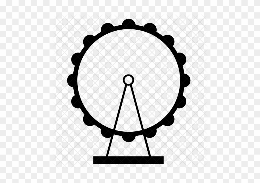 Ferris, Wheel, Amusement, Monument Icon - Vector Graphics #663826