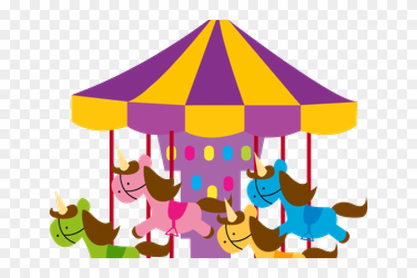 Amusement Park Clipart Baby Carousel - Parque De Diversões Minus #663973