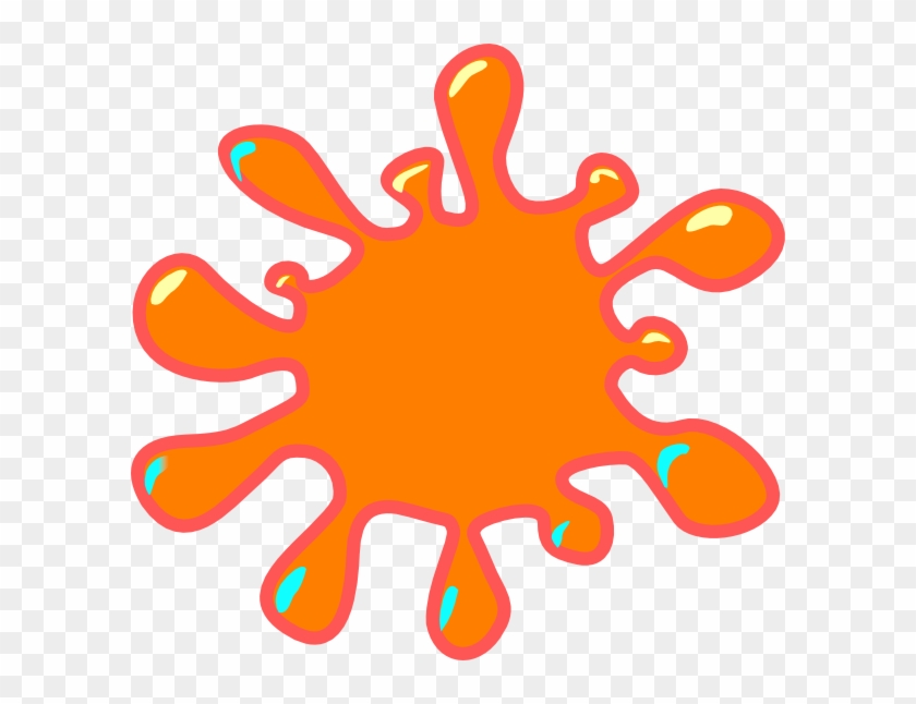 Orange Slime Clipart #664064