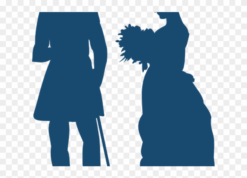 Description - Victorian Silhouette Couple #664178