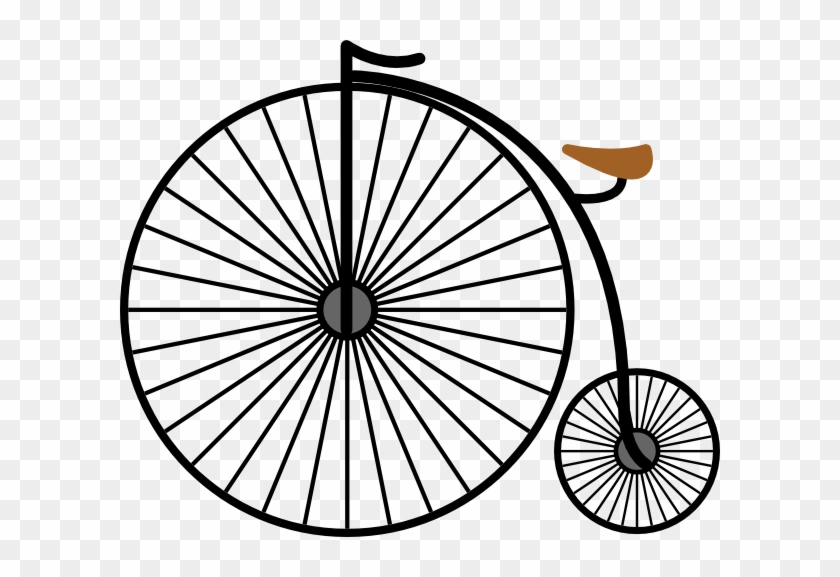 Old Bike Cliparts - Penny Farthing Bicycle #664249