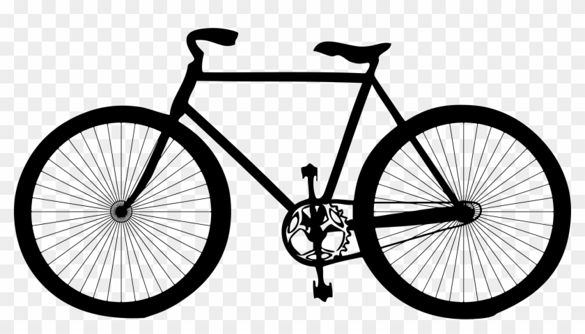 Cycle Clipart Png - Bicycle Silhouette Png #664287