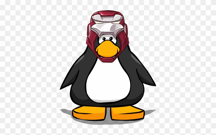 Silver Centurion Helmet From A Player Card - Club Penguin With Hat #664335
