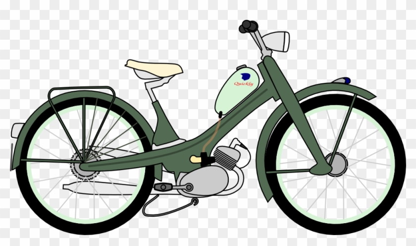 Motor Bicycle Clipart - Electric Bike Clipart #664365