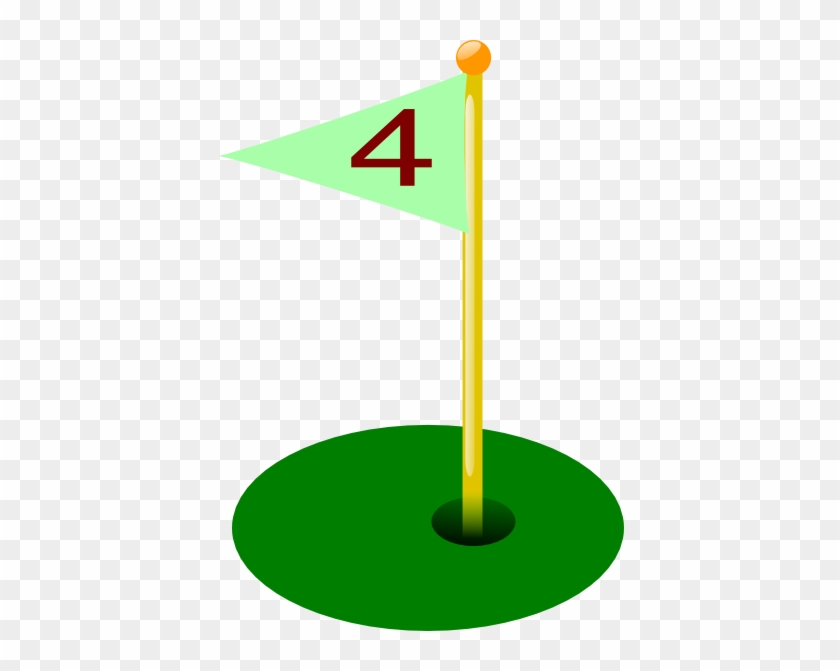 Free Golf Flag Clipart - Golf Flag Hole 10 #664408