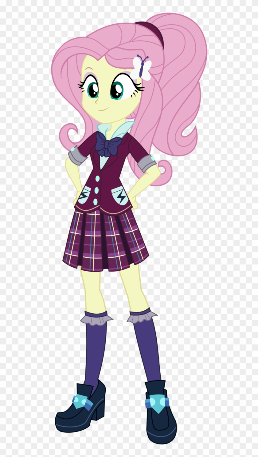 Crystal Prep Uniform - Equestria Girls Fluttershy Crystal Prep #664692