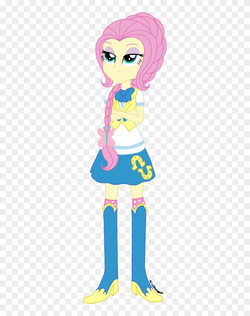 Alternate Universe, Artist - Equestria Girls Fluttershy School Uniform #664740