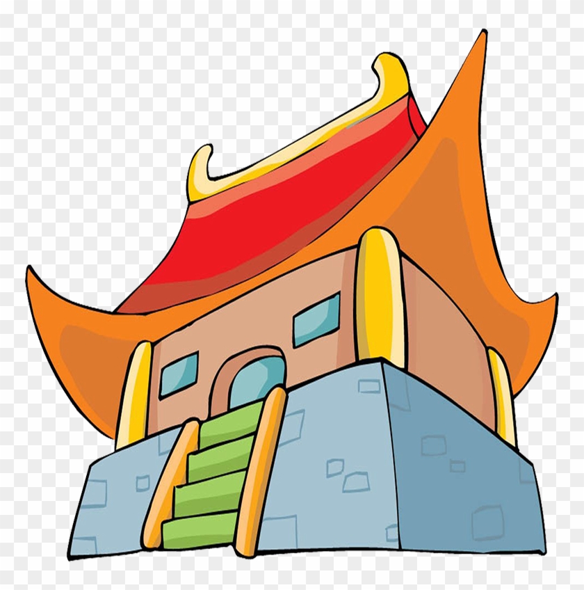 Buddhist Temple Illustration - Buddhist Temple Illustration #664815