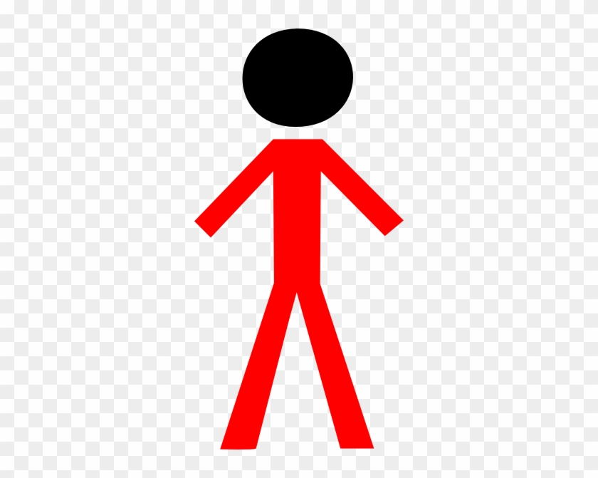Red Man Black Face Clip Art - Clip Art #664918