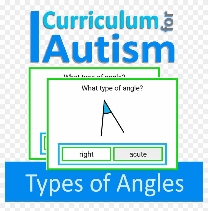 Types Of Angles Geometry Math Cards, Autism, Special - Writing Prompts For Special Education Students #664946