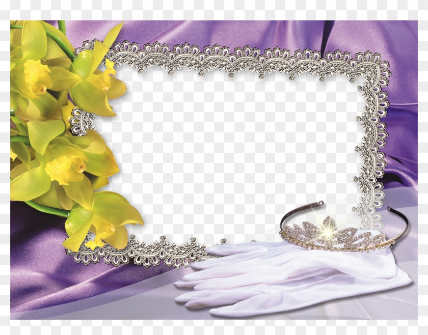 Download File - Wedding Photo Frame Background #664973