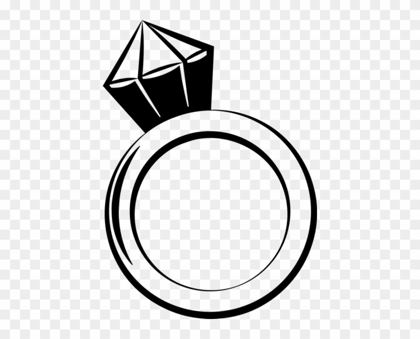 Diamond Ring Rubber Stamp - Circle #665002