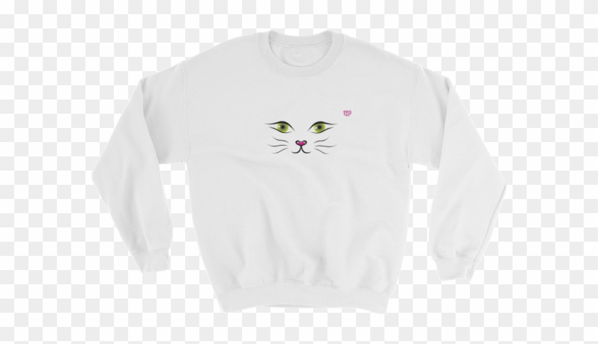 Kisspng Cat Face Kitten Clip Art Vector Cat - Cool Crewneck Sweatshirts #665026