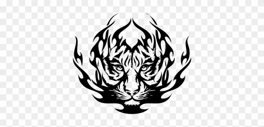 Tigre, Astratto, Animale, Tiger, Sumatra, Images Png - Tribal Tiger Face Tattoos #665029