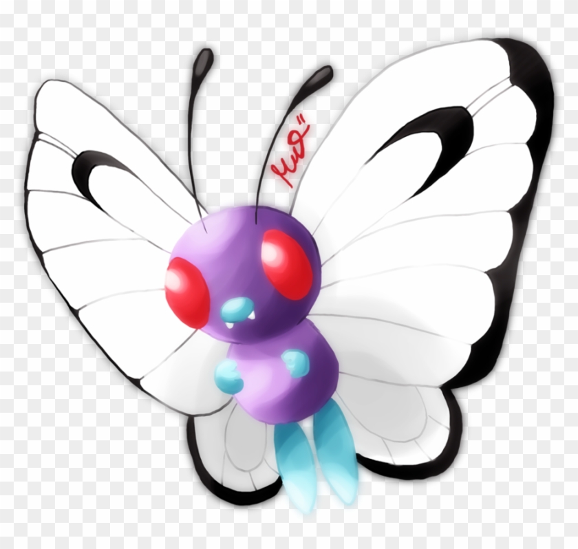 Butterfree By Metterschlingel Butterfree By Metterschlingel - Butterfly Pokemon 3d Png #665089