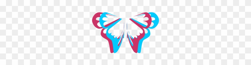 Vector 3d Butterfly Fashion Logo Download - Fashion Logo Design Png #665104