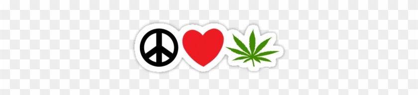 Clipart Info - Peace Love Weed #665208