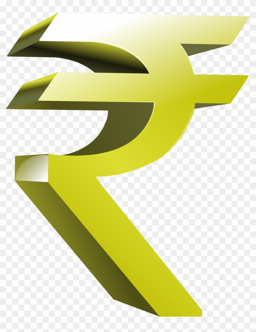 Indian Money Clipart - Indian Rupee Symbol Png #665226