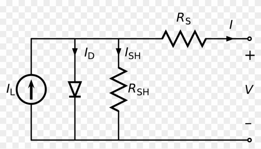 Theory Of Solar Cells Wikipedia The Free Encyclopedia - Equivalent Circuit Of Solar Cell #665320