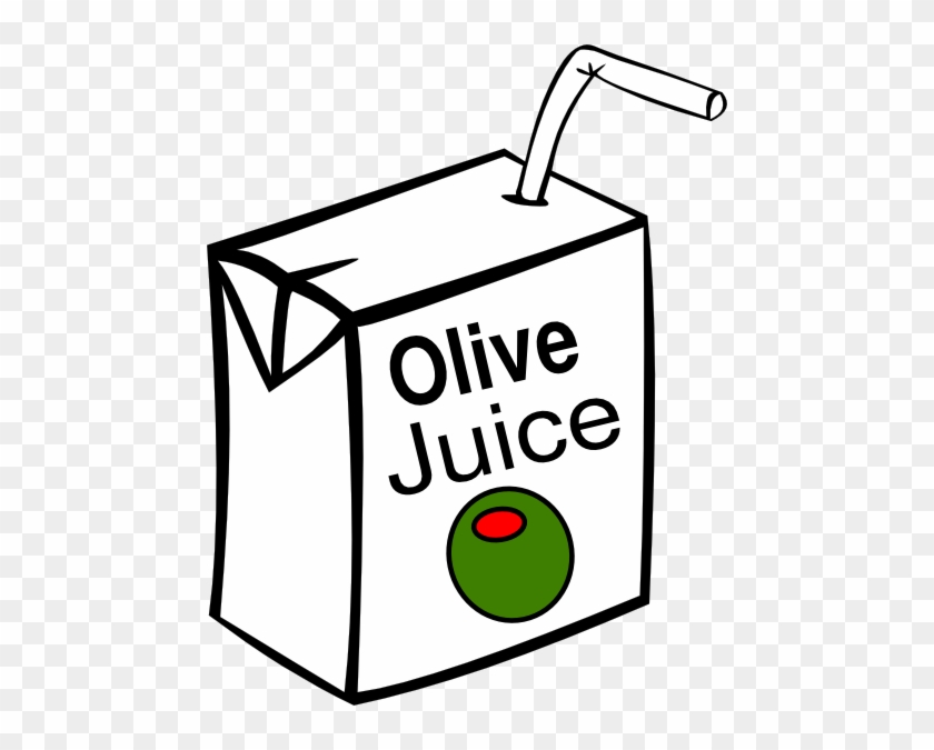 Juice Box Clipart Black And White #665606
