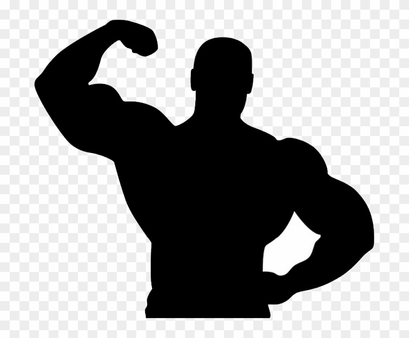 Muscle Png - Muscle Man Silhouette Png #665692