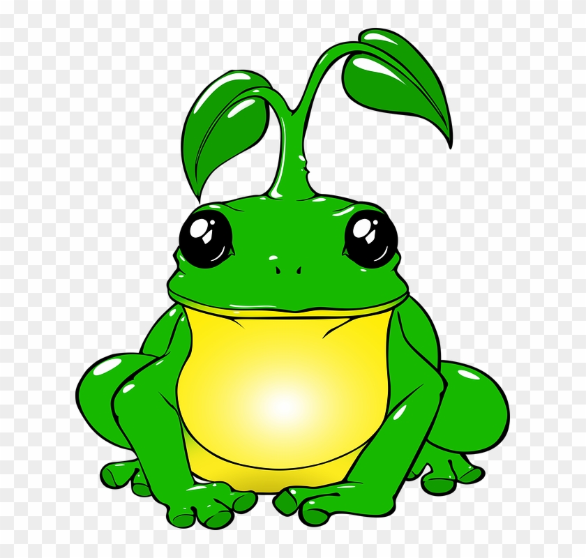 Frog On Lily Pad Clipart 7, - Ranas Caricatura #665702