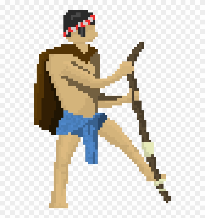 Inca Farmer - Pixel Art #665982