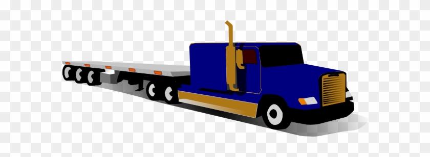 Container Truck Clip Art Animated Download Vector Clip - 18 Wheeler Clip Art #666314