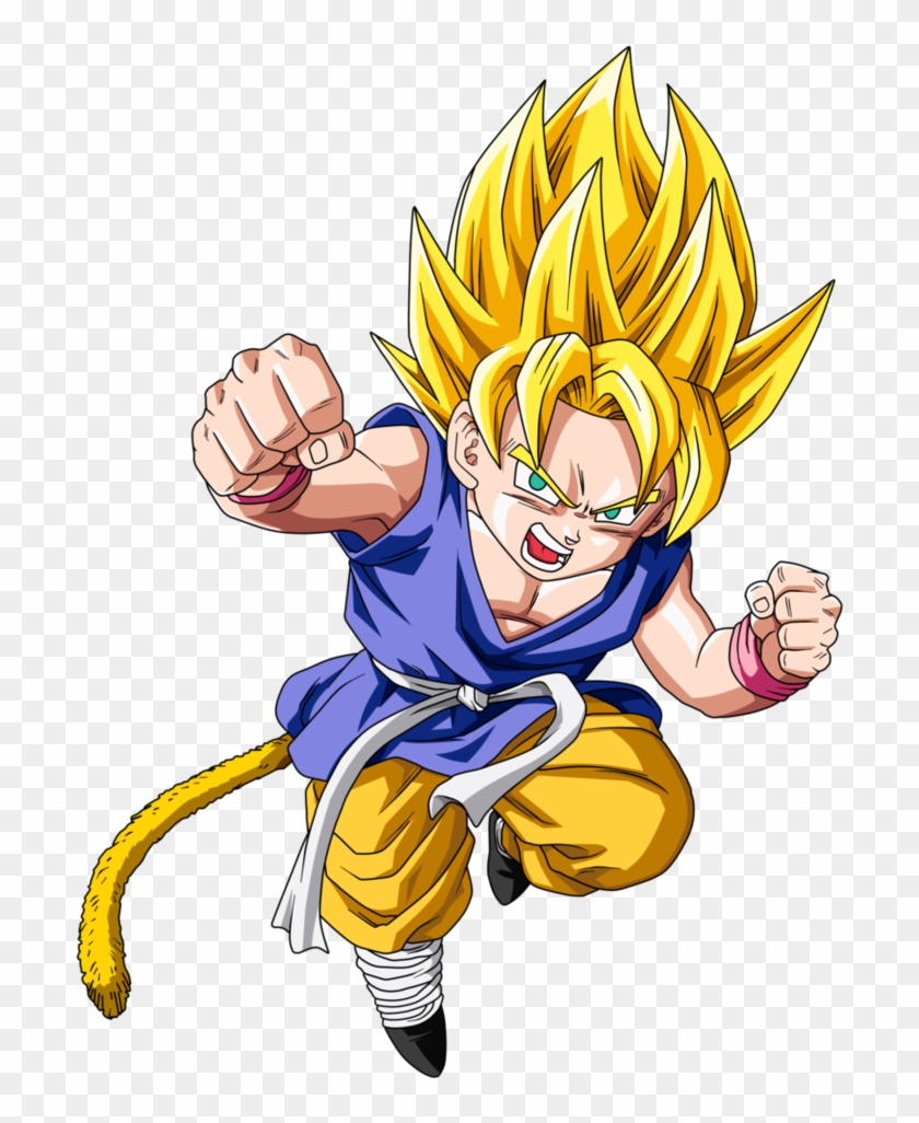 Ssj Kid Goku Update By Boscha196 - Dragon Ball Gt Goku Ssj1 #666338