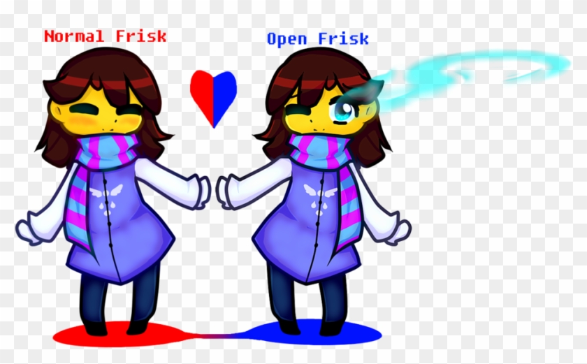 Au Frisk'opentale' Read Description By Curera291 - Frisk With Eyes Open #666399