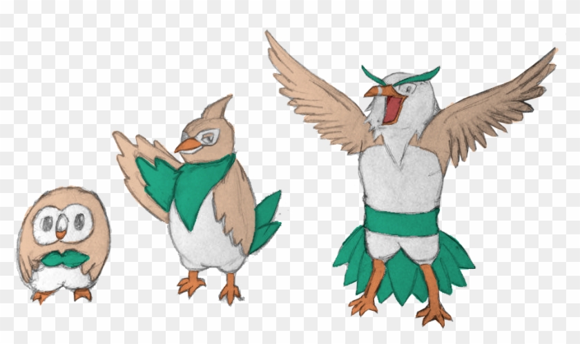 Rowlet Evolution Line By Blair3232 - Fan Made Rowlet Evolution #666482