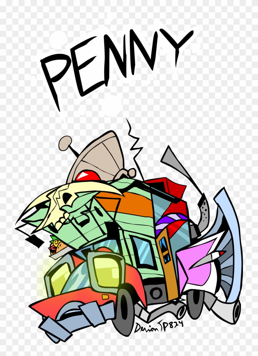 Penny The Time Machine By Devianjp824 - Penny The Time Machine #666516