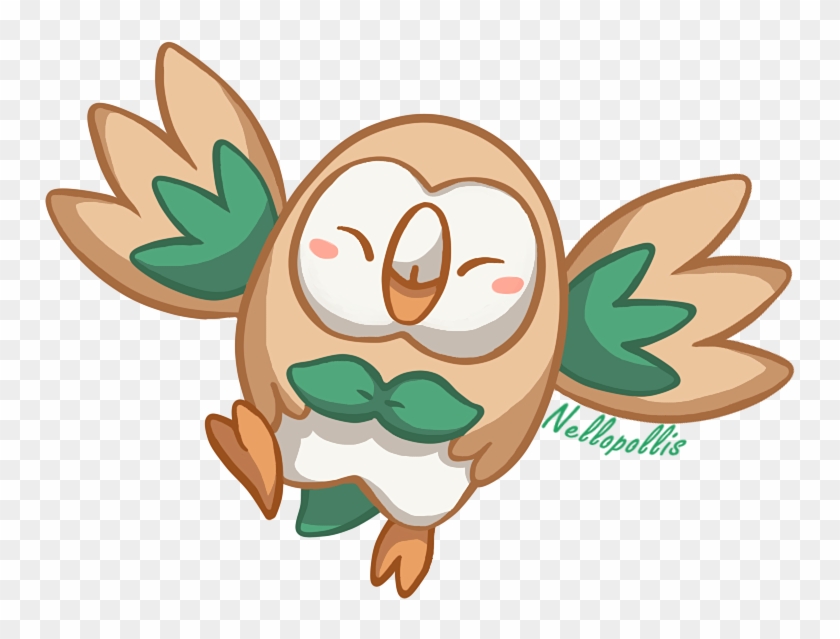 Rowlet Fanart Pokemon - Rowlet Fan Art Pokemon #666639