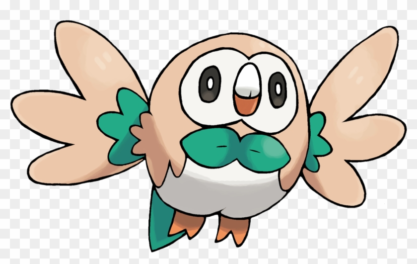 #722 Rowlet By Kageto-okami On Deviantart - Rowlet Wings Up #666813