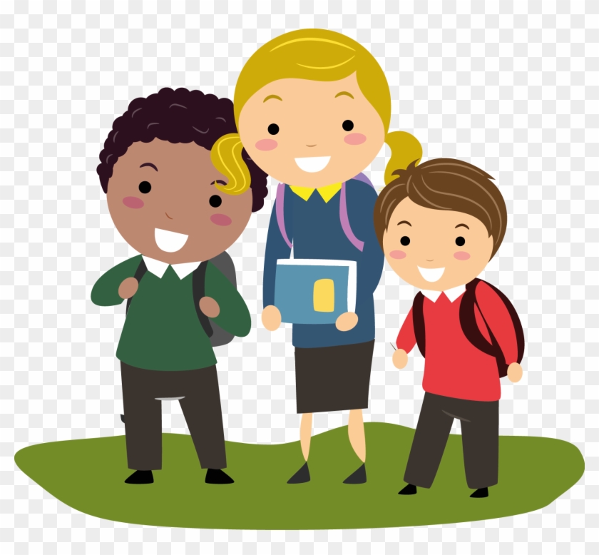 Home - School Kids Cartoon Png #666894