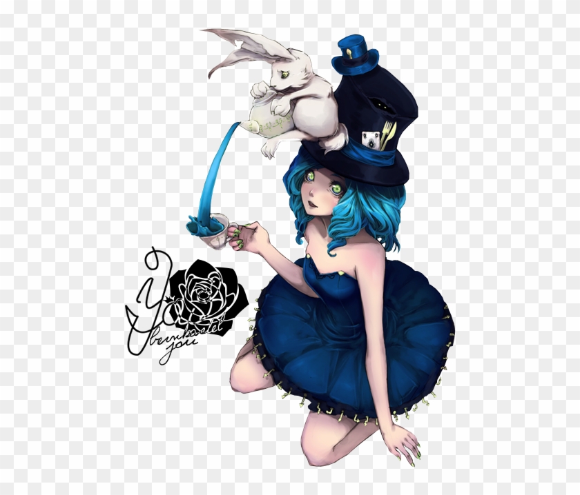 Alice In Wonderland Anime Mad Hatter As A Girl Download - Render Alice #666909